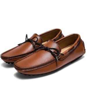 Formele loafers met veters in bootstijl voor heren