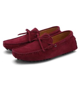 Mocassins casuais de camurça para homens